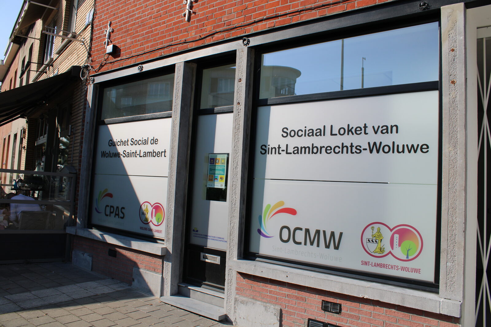 Façade du Guichet Social de Woluwe-Saint-Lambert